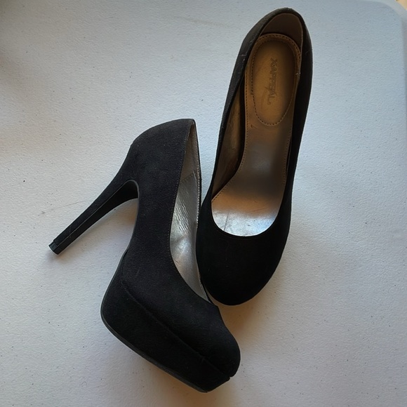 X-Appeal suede pumps with 5-inch stiletto heels - Picture 4 of 6
